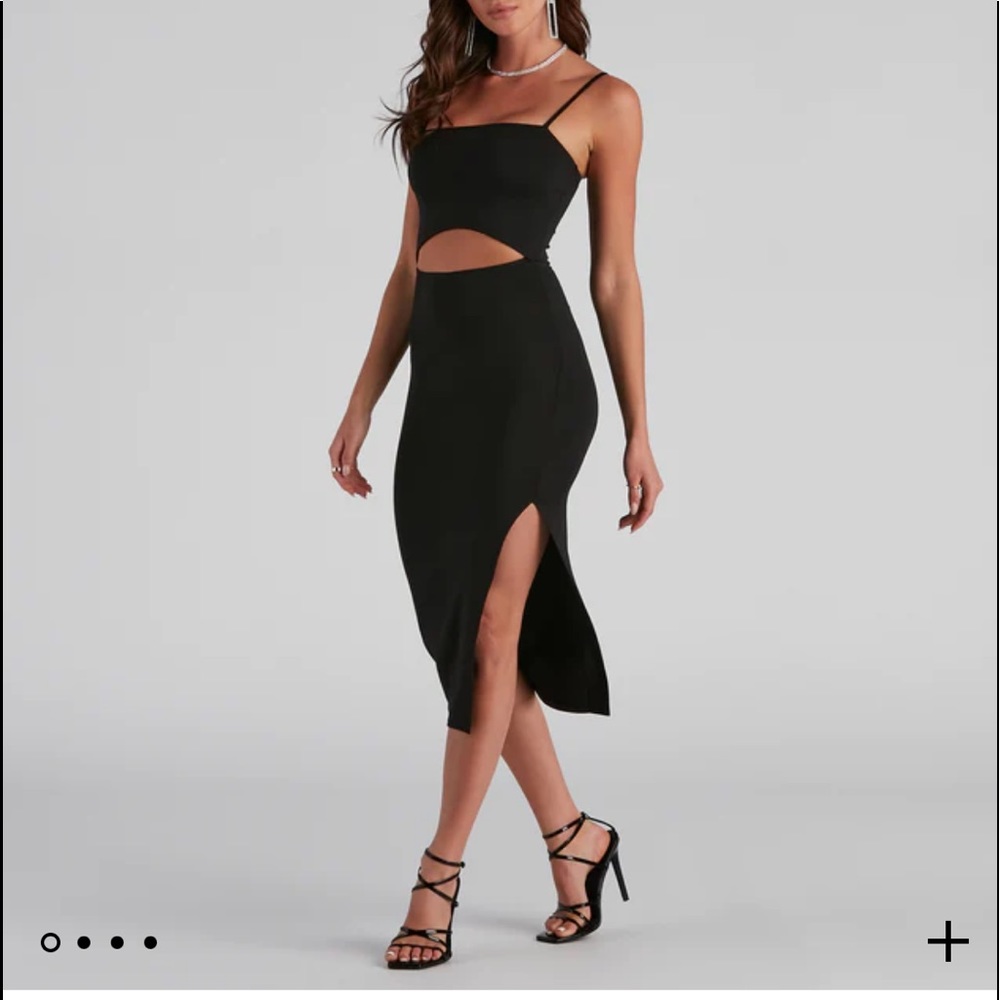 Black Windsor dress